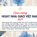CHÚC MỪNG NGÀY NHÀ GIÁO VIỆT NAM 20/11